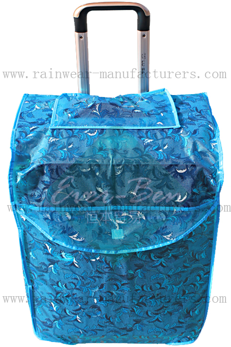 Transparent blue EVA carrier bag cover